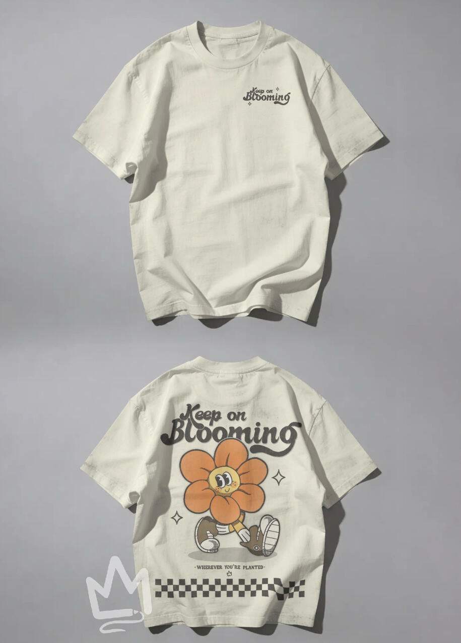 Keep on Blooming - Shirt Mockup