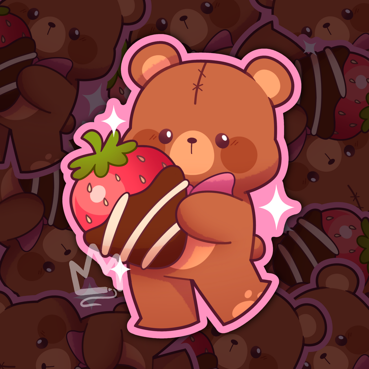 Valentine's Bear - Merch Design