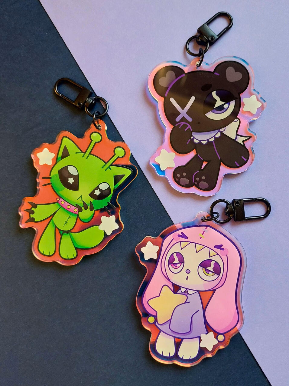 Cosmic Pals - Acrylic Keychain