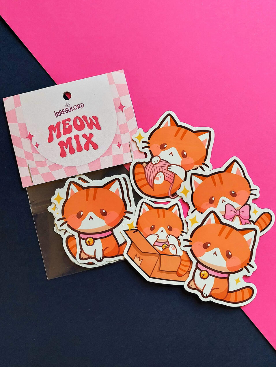 Meow Mix - Ginger Kitty Stickers